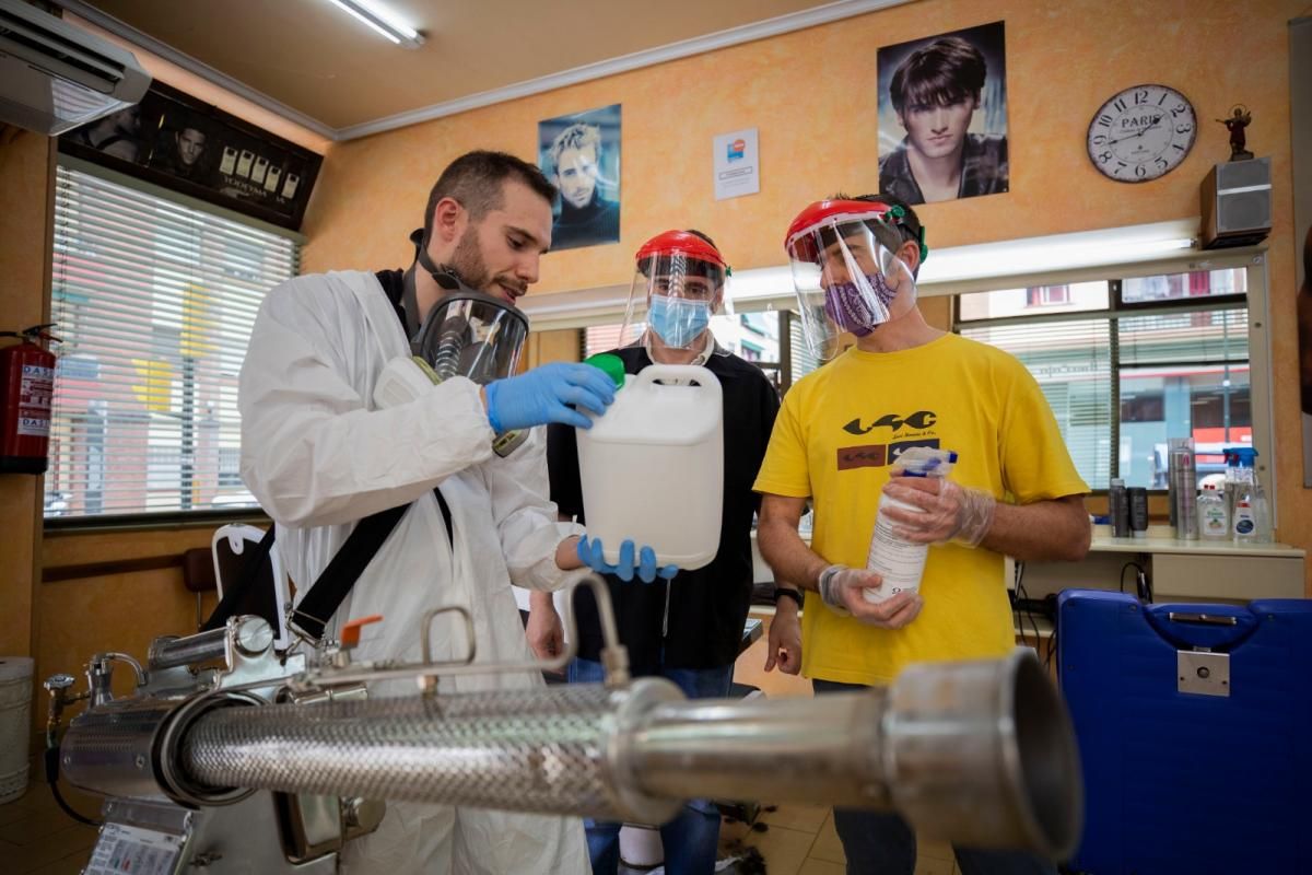 Cómo se desinfecta una peluquería