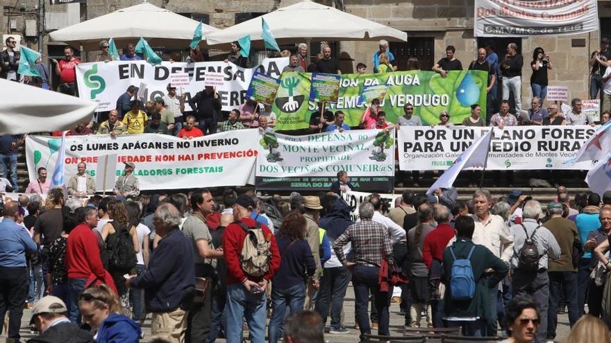 Concentración en Santiago. // Xoán Álvarez