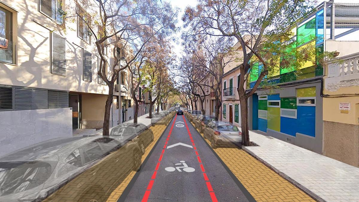 Imagen virtual de la reurbanización en Son Espanyolet.