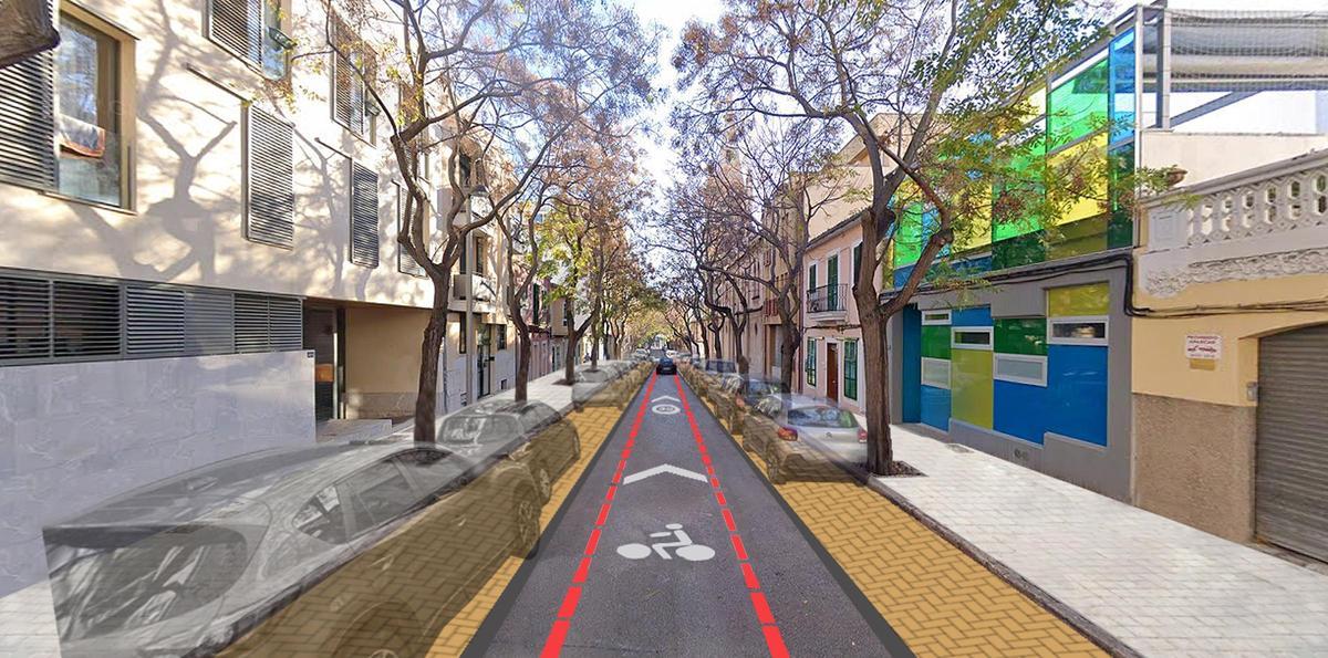 Imagen virtual de la reurbanización en Son Espanyolet.