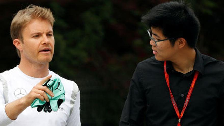 Rosberg, en el circuito de Shanghái