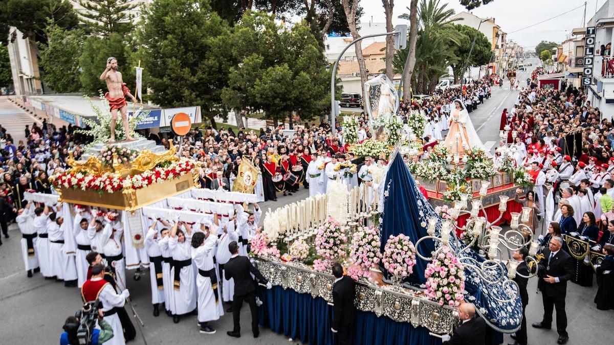 Encuentro de Domingo de Resurrección en San Pedro del Pinatar.