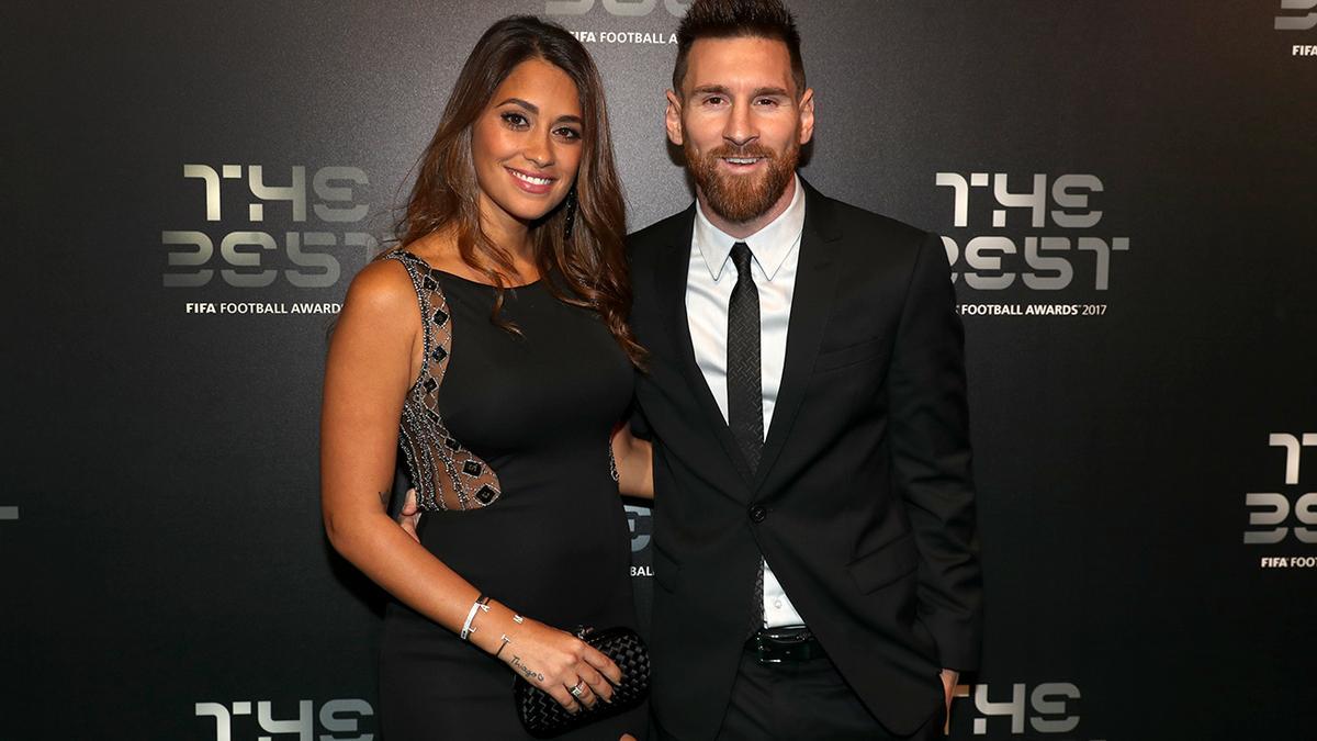 The Best FIFA 2017,  Lionel Messi y Antonella Roccuzzo