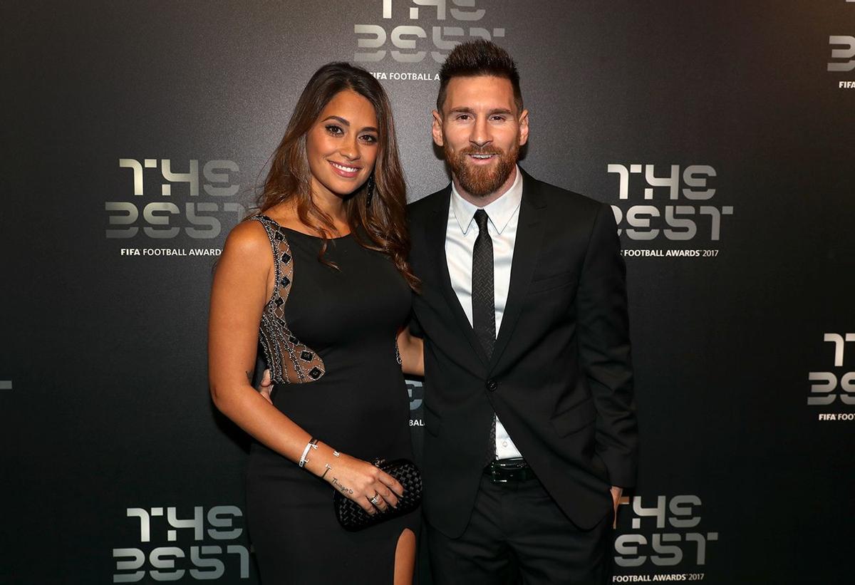 The Best FIFA 2017,  Lionel Messi y Antonella Roccuzzo