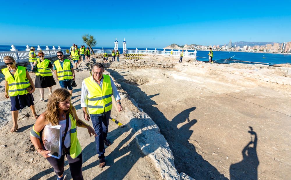 Excavación arqueológica en el Castell de Benidorm