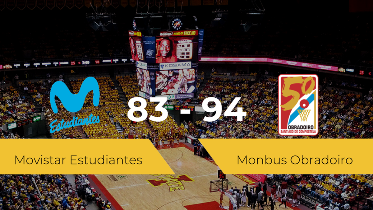 El Monbus Obradoiro derrota al Movistar Estudiantes (83-94)