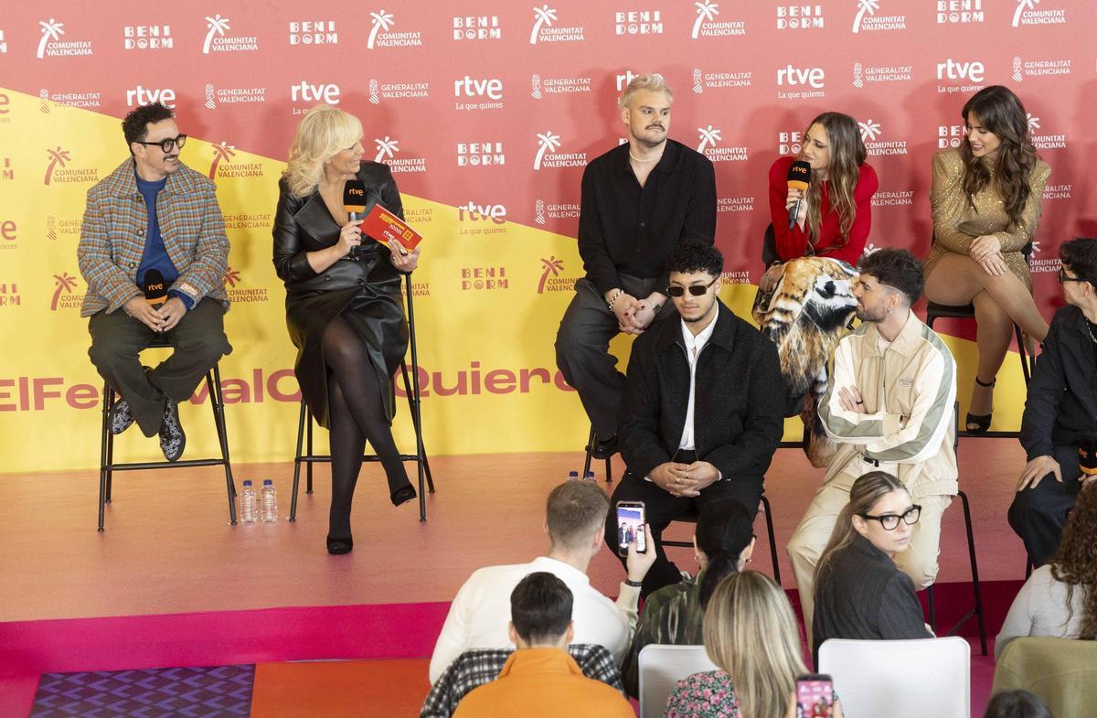 Presentación de los 18 participantes del Benidorm Fest 2026