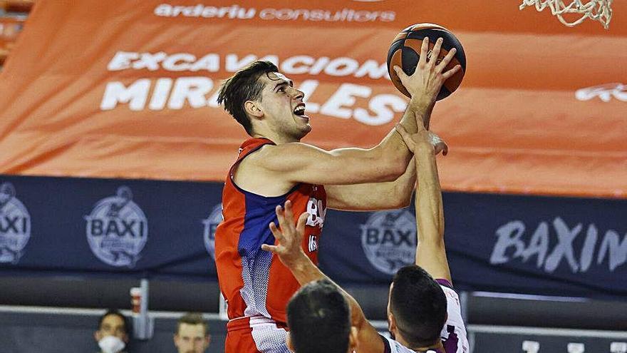 Guillem Jou, durant el seu últim partit, contra l&#039;Unicaja