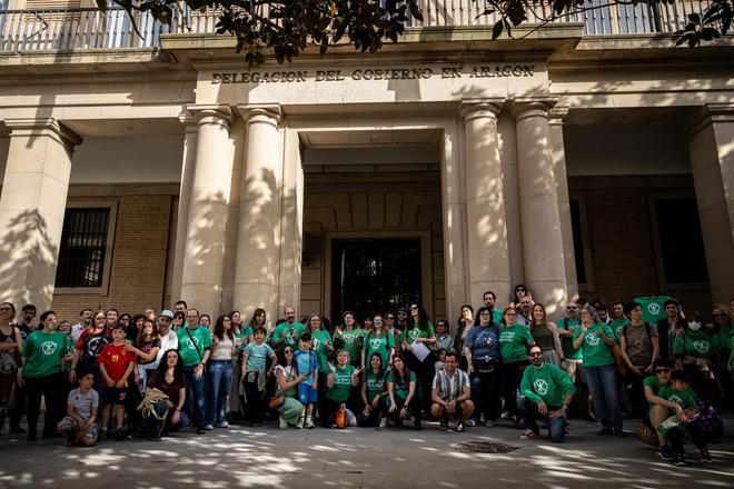 Marea Verde sale a la calle un día después del anuncio de la concertación del Bachillerato en Aragón.