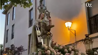 VÍDEO | La procesión de la Virgen del Carmen recorre el casco antiguo de Zamora