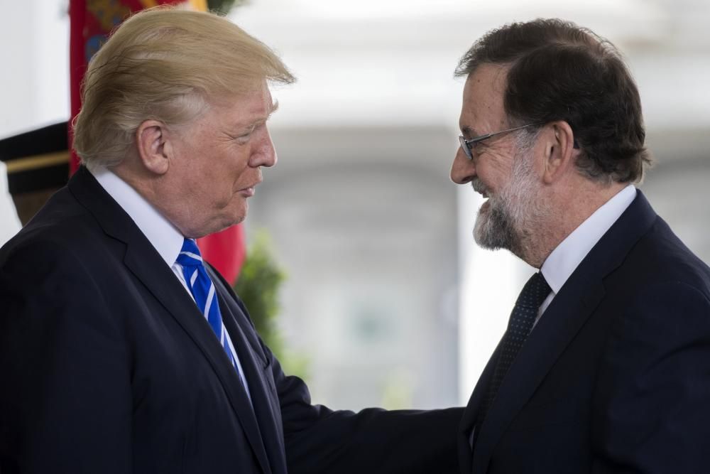 Mariano Rajoy visita a Donald Trump en la Casa Blanca