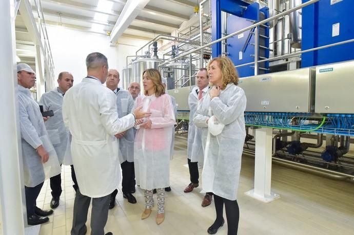18-01-2018 AGÜIMES. Xiana Méndez, secretaria de Estado de Comercio, inaugura en Arinaga las instalaciones de Nektium. Fotógrafo: ANDRES CRUZ