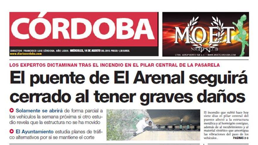 La portada de CÓRDOBA