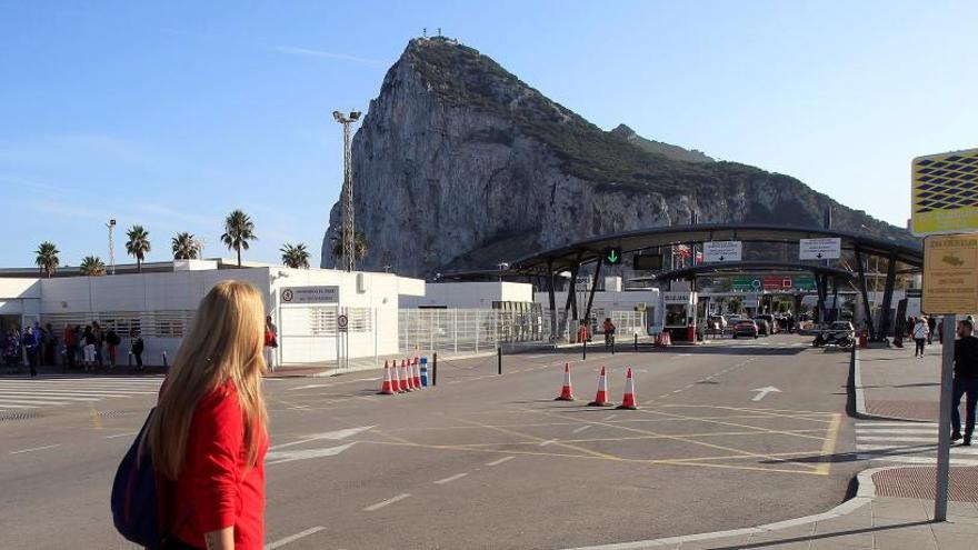 Vista del Peñón de Gibraltar.