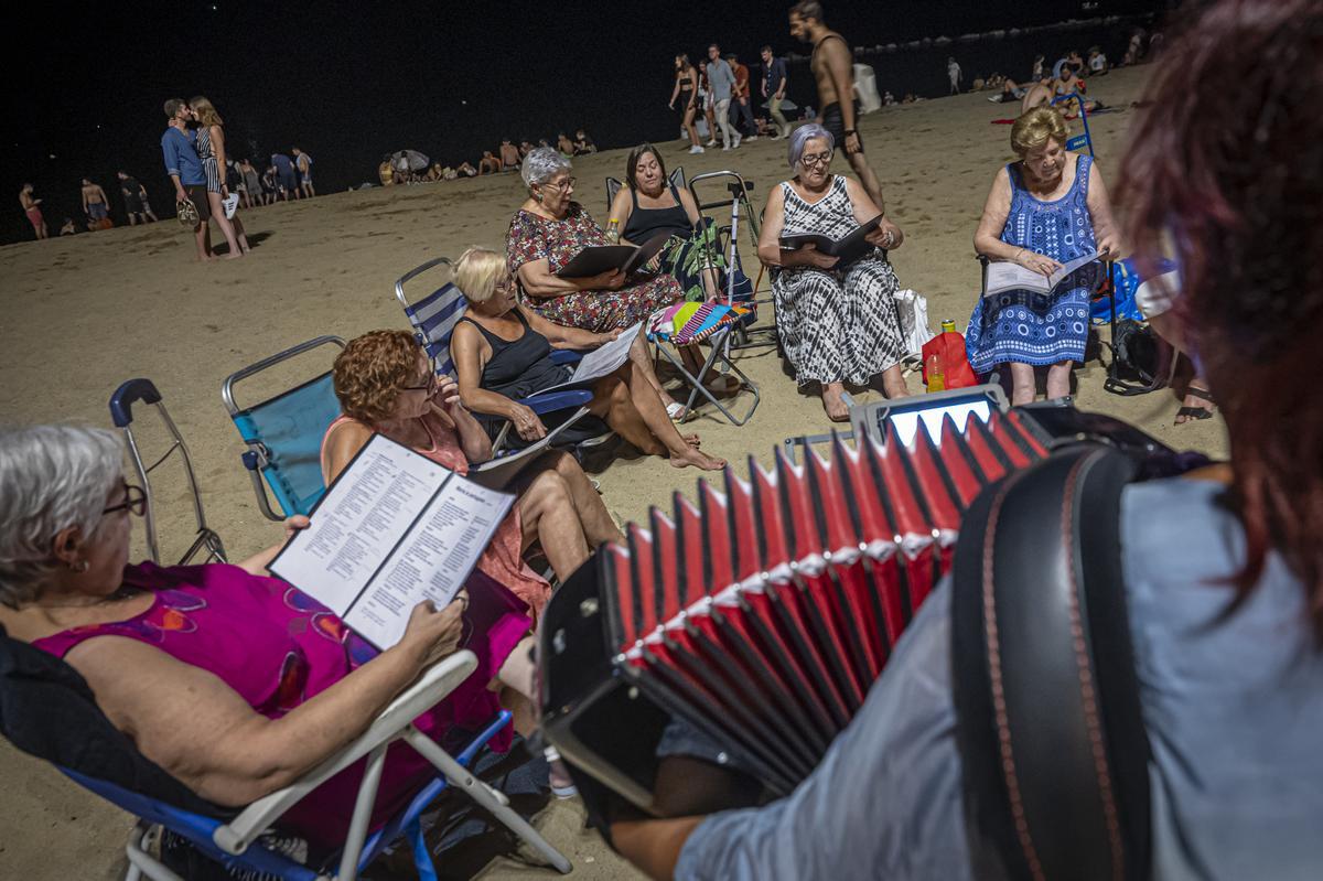 Baños contra la noche infernal en Barcelona