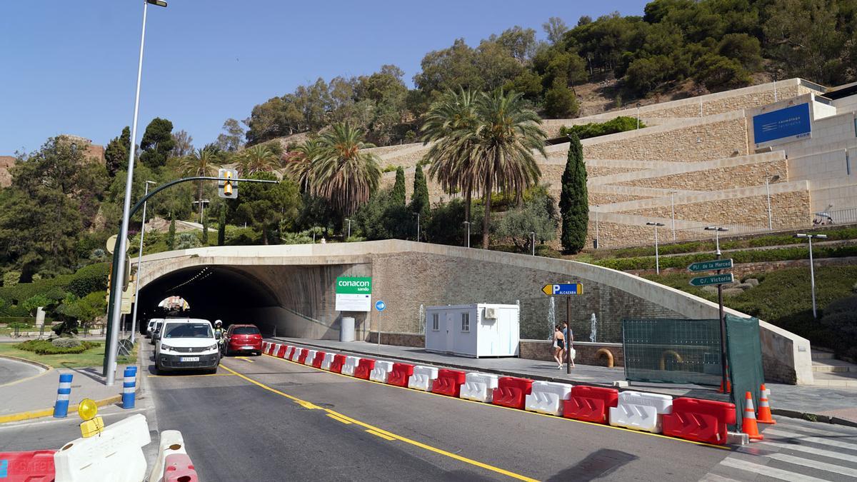 Inicio de las obras de insonorización del túnel de la Alcazaba