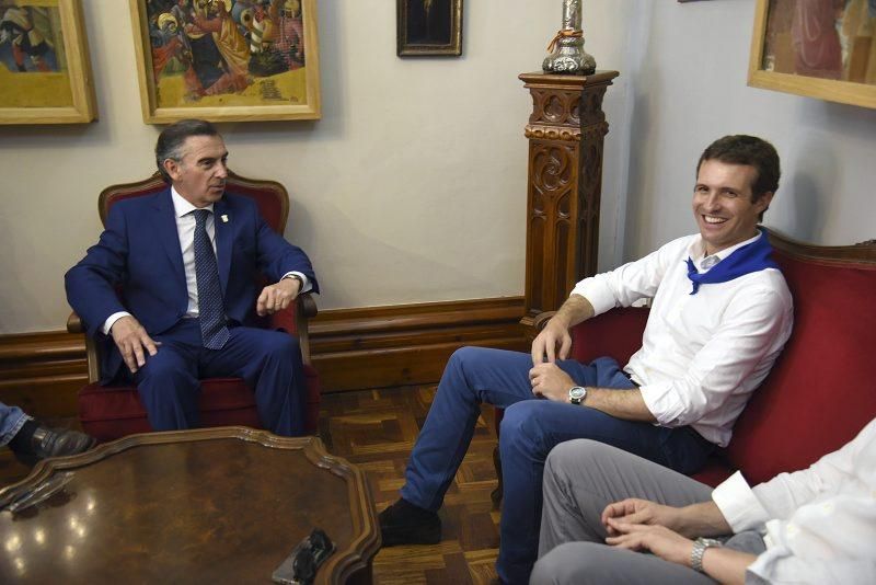 Visita de Pablo Casado a Tarazona