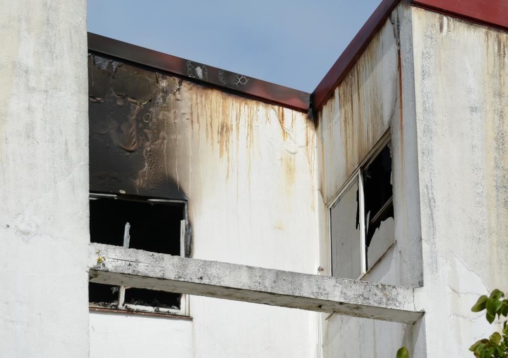 Incendio en Marín | Así quedaron los edificios afectados por el fuego