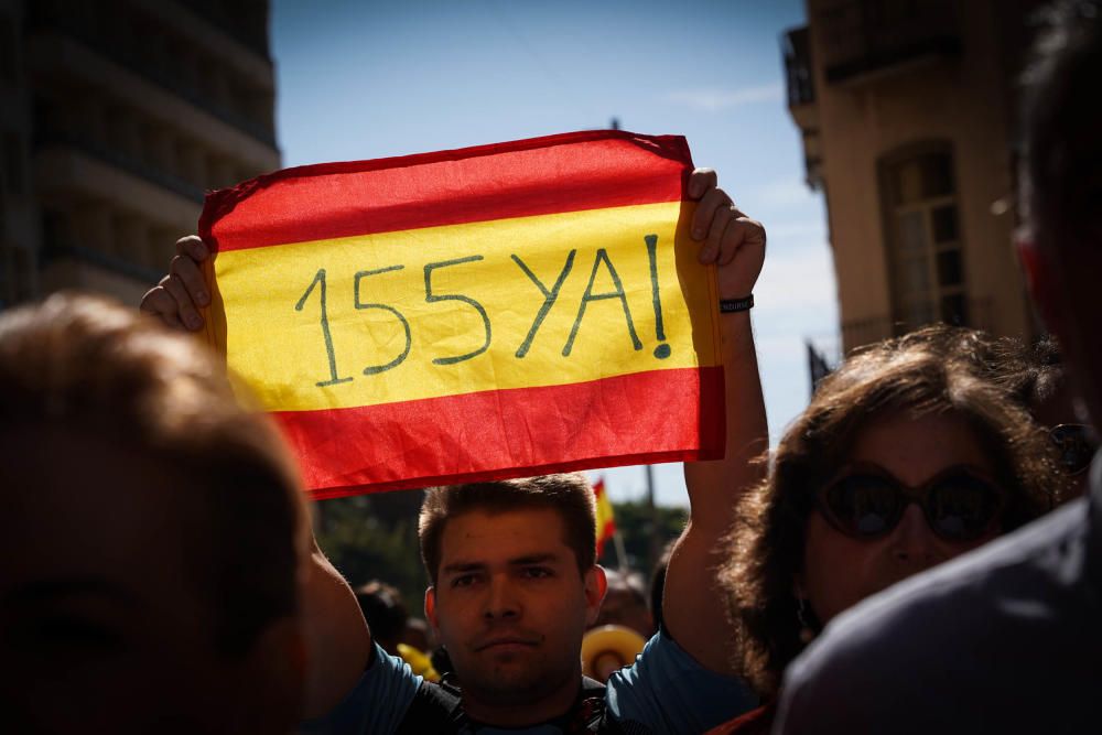 Manifestación por la unidad de España en Málaga