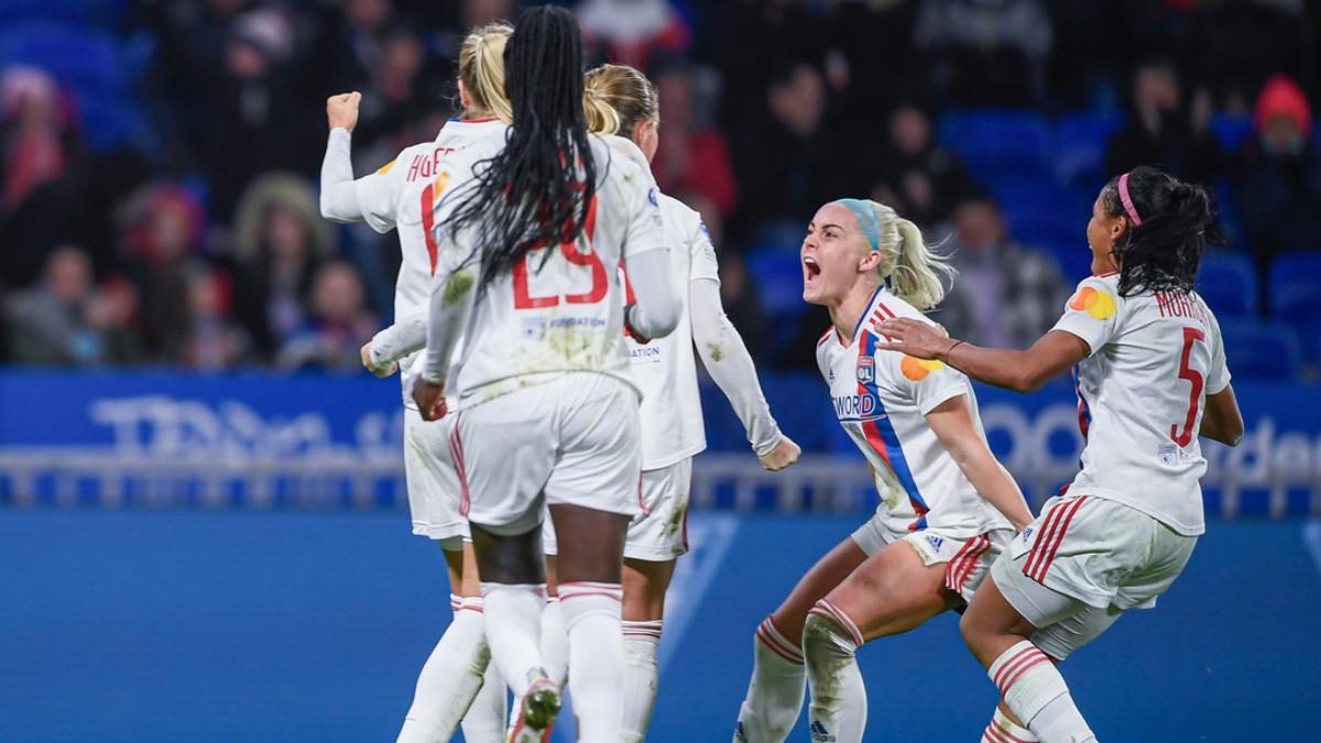 La celebración de la última victoria en liga antes de afrontar la final de la Champions