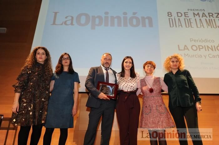 Entrega de los Premios 8 de Marzo de la Comunidad