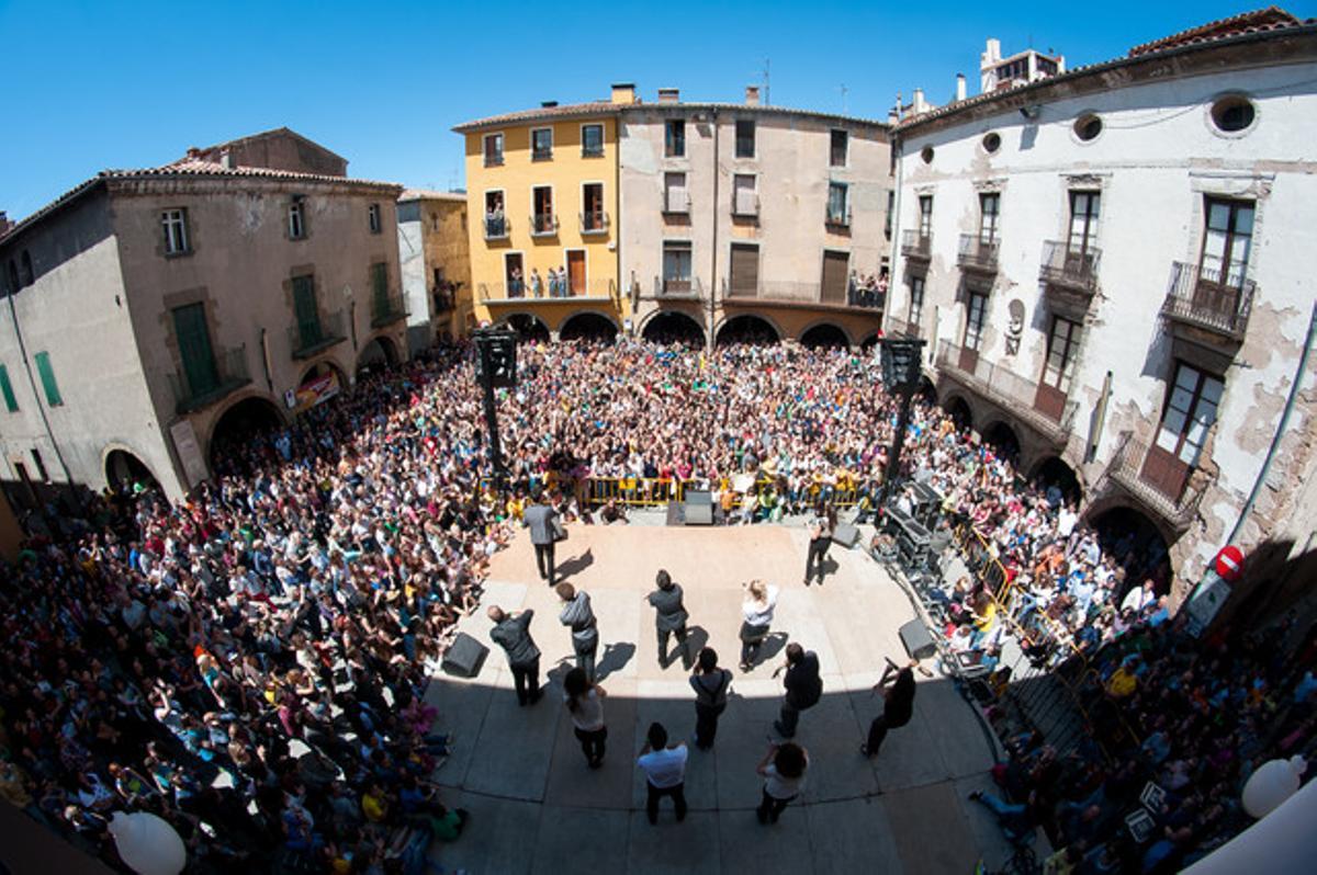 Éxito de público en el festival Clownia organizado en Sant Joan de les Abadesses