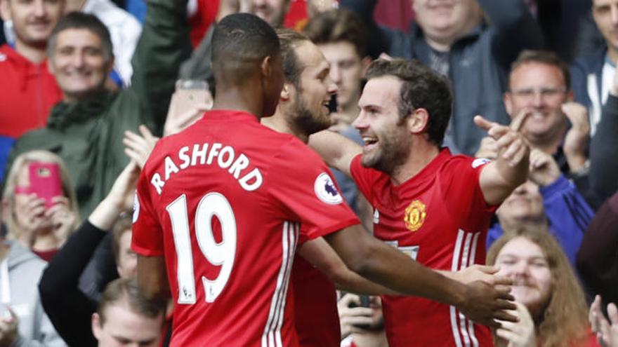 Mata marcó el pasado fin de semana con el Manchester