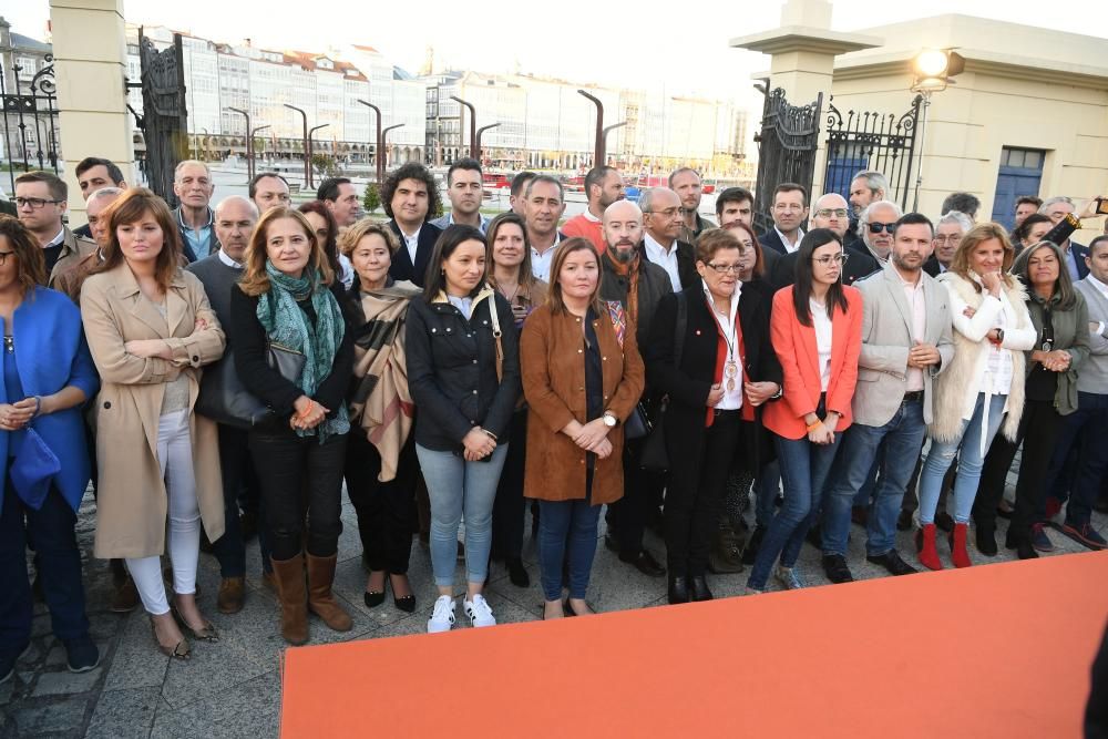 Albert Rivera en un acto de Ciudadanos en A Coruña