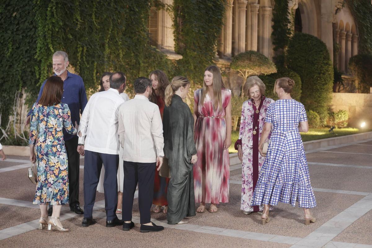 Las imágenes de la recepción de la Familia Real en Marivent