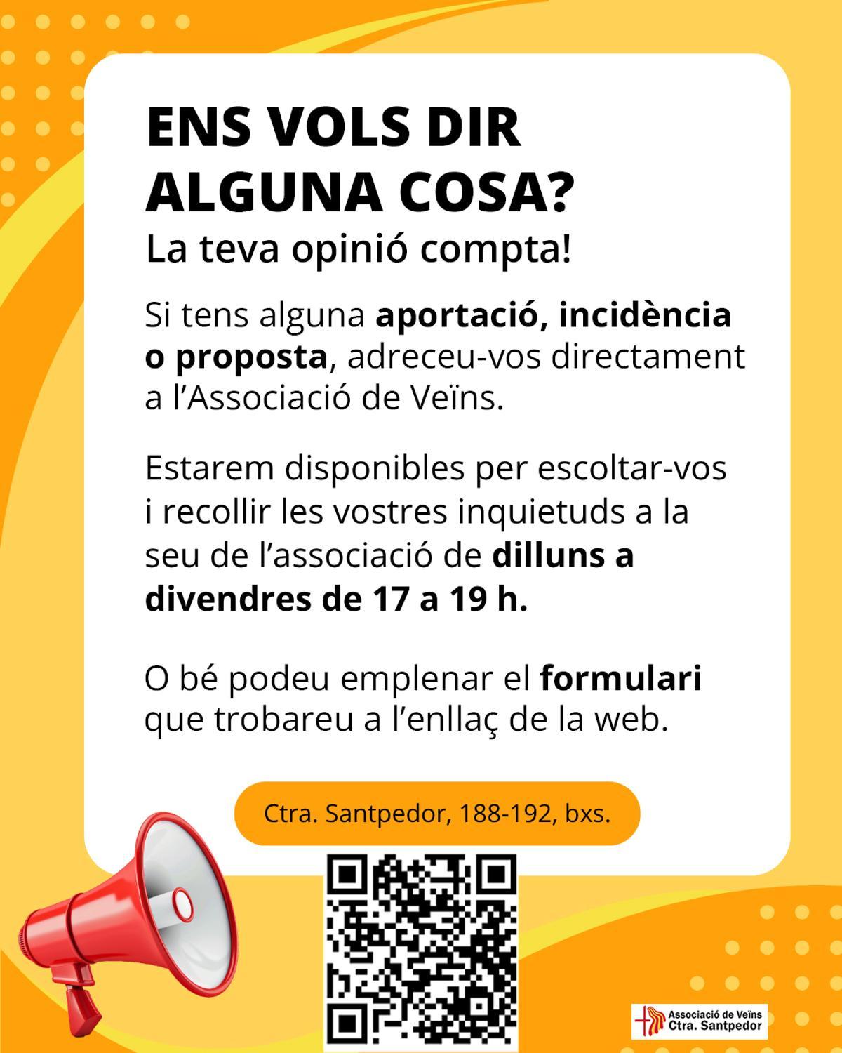 Cartell per promocionar la campanya