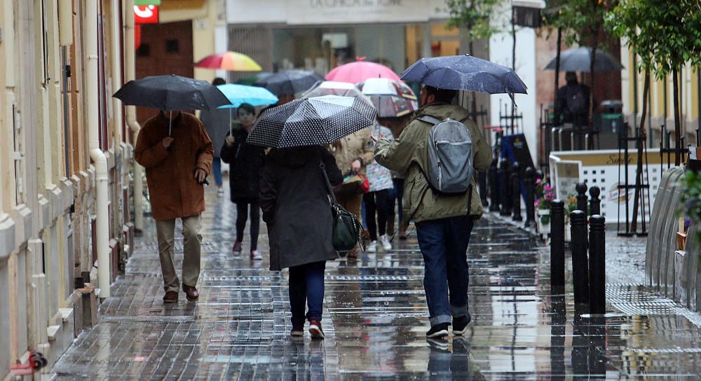 El sábado, otra jornada lluviosa.