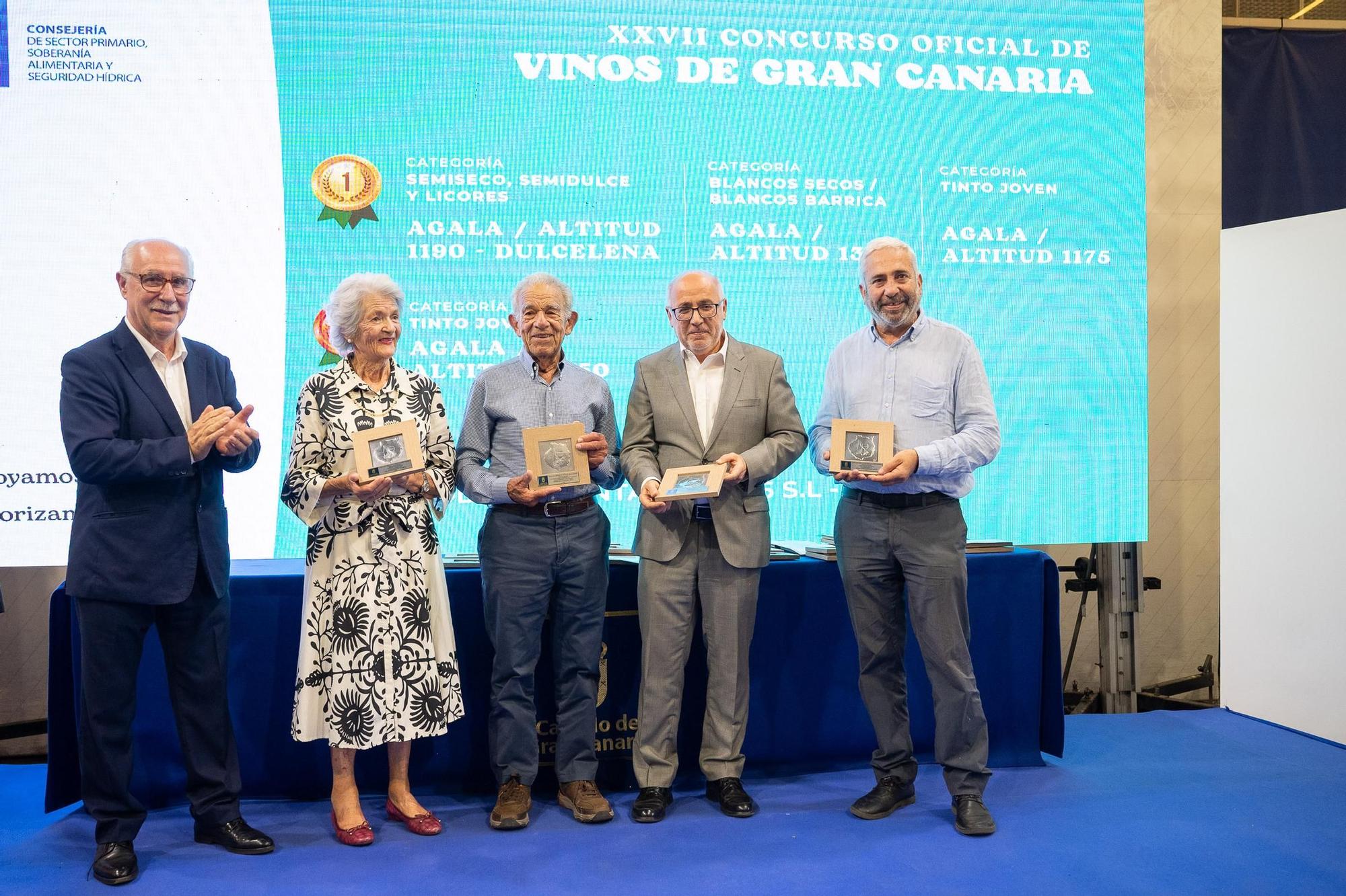 Entrega de premios de los concursos oficiales de queso y vino de 2023