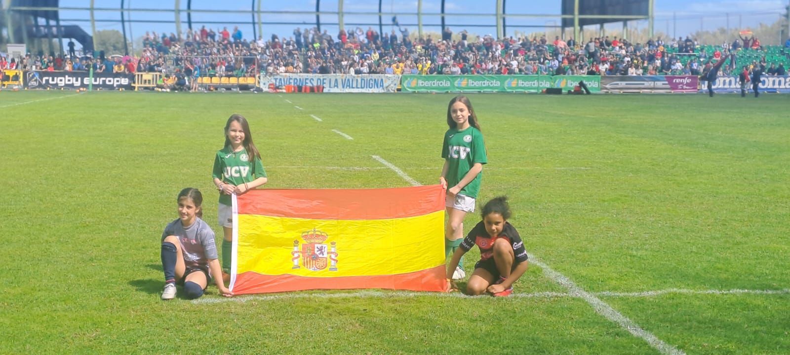 Tavernes disfruta del triunfo de España ante Suecia en la Copa de Europa de rugby femenino