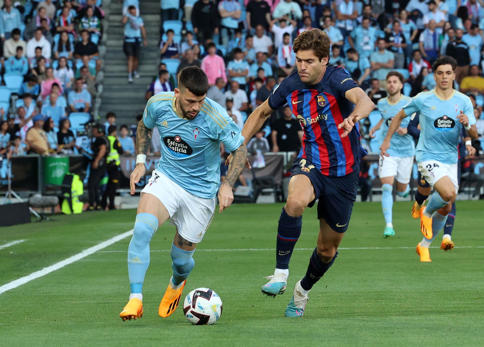 Lágrimas de felicidad en Balaídos: otro final de temporada agónico del Celta