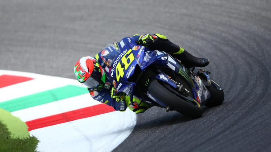 Rossi sobre la seva Ducatti.