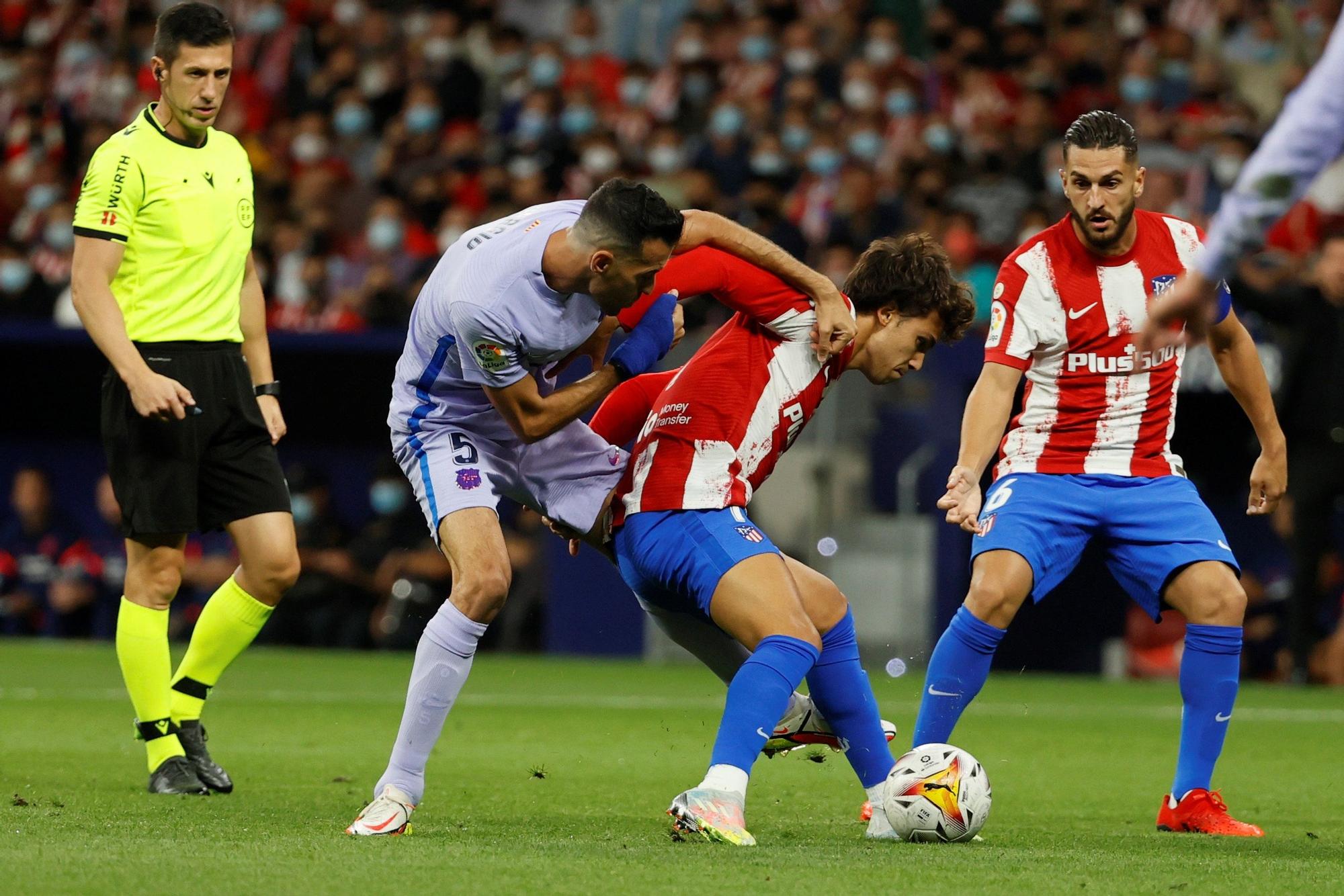 Atlético de Madrid - Barcelona, en imágenes