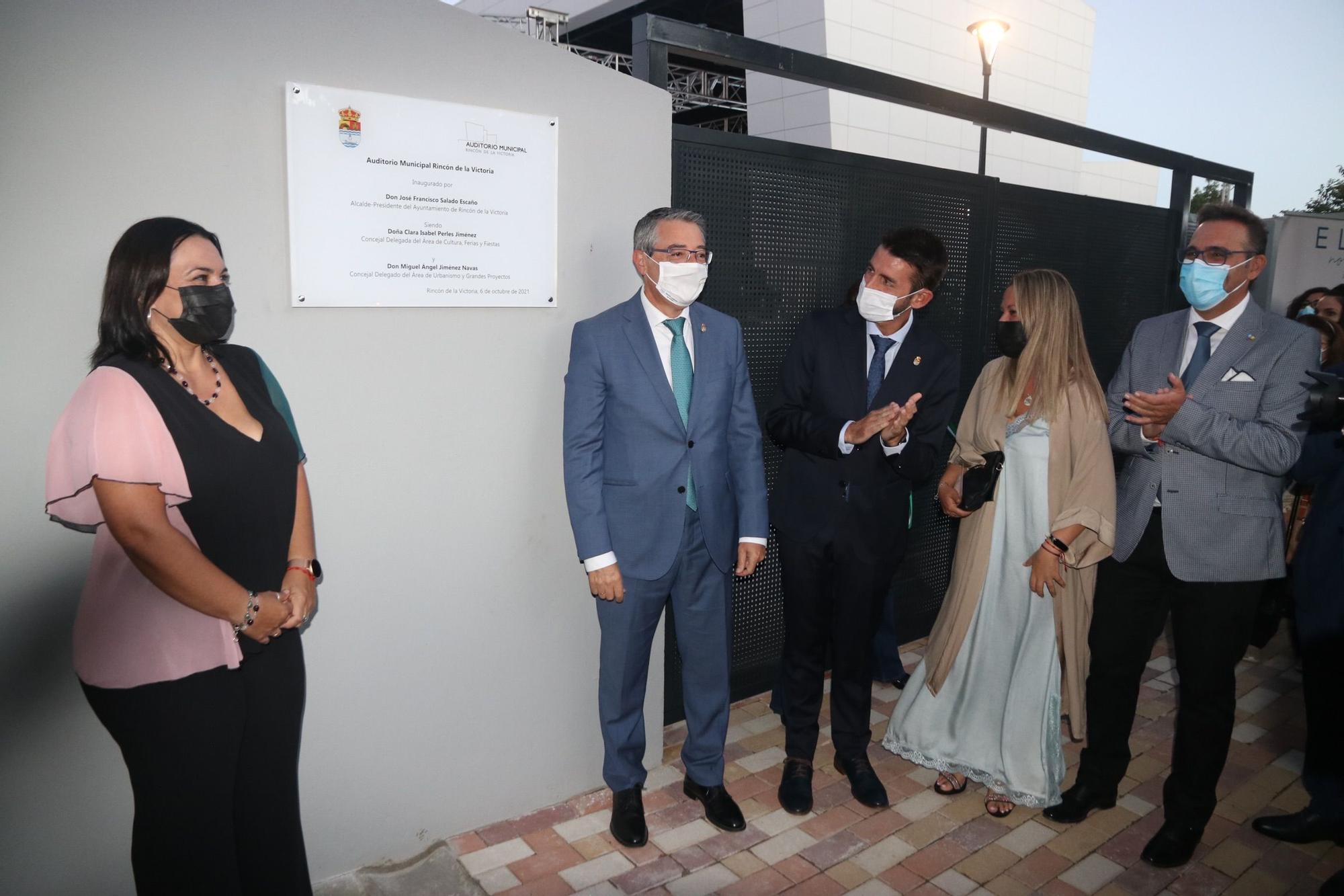 Inauguración del nuevo auditorio de Rincón de la Victoria