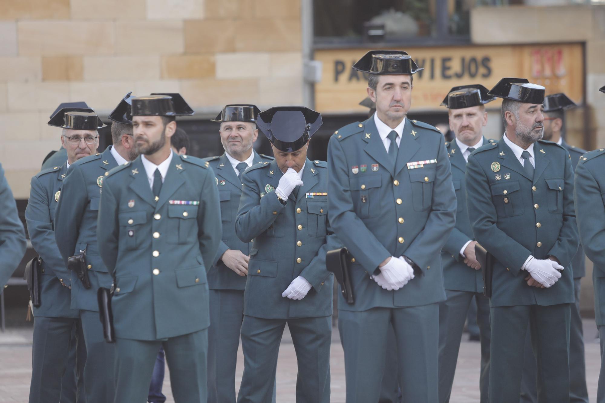 En imágenes: funeral en la catedral de Oviedo del guardia civil que evitó una masacre ciclista en Pravia