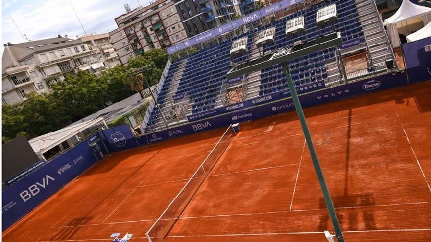 El Sporting Club de tenis se rehace tras las lluvias