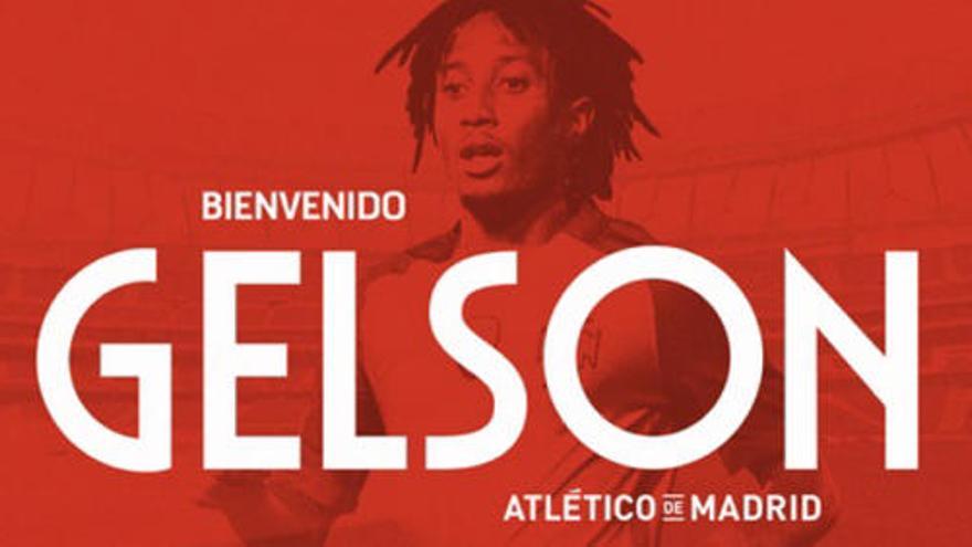 El Atlético de Madrid anunció el fichaje de Gelson Martins