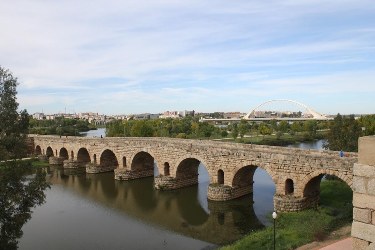 El Puente Romano de Mérida.
