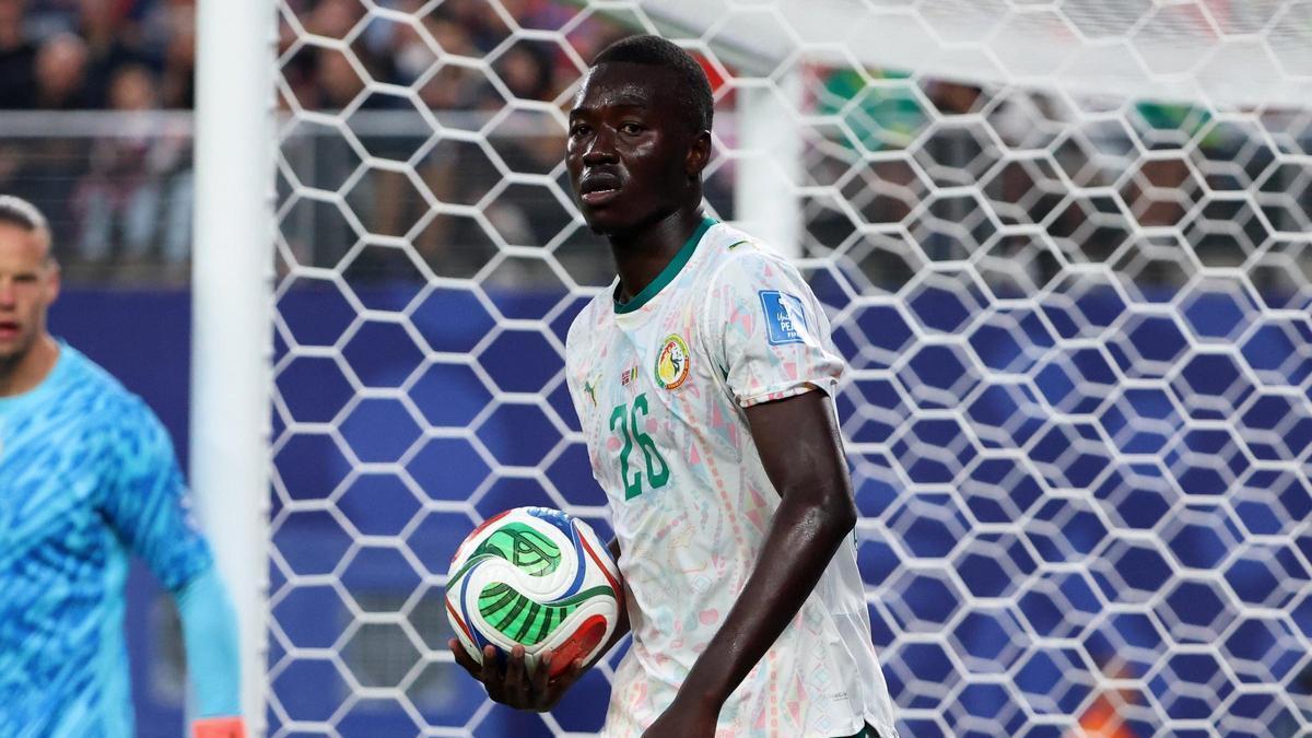 Gueye, durante el Mundial con Senegal.