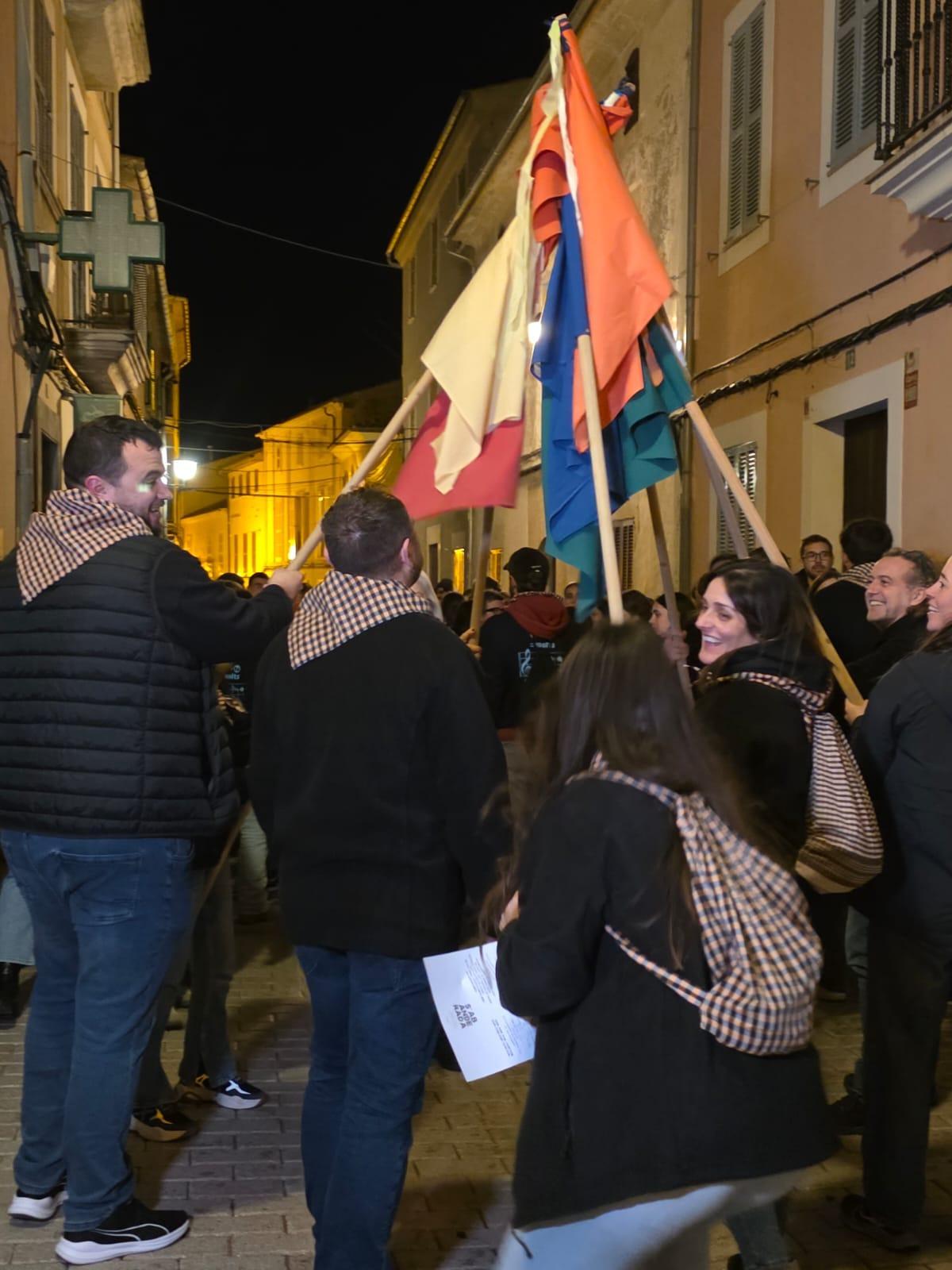 Un momento del pasacalles.