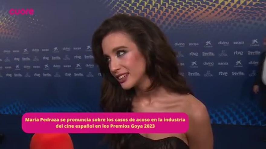 María Pedraza se pronuncia sobre el acoso sexual en los Premios Goya 2023