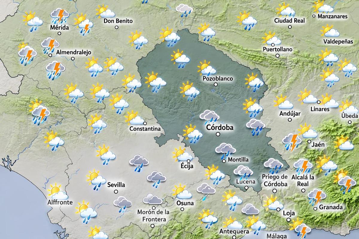 Vuelven las lluvias a Córdoba.