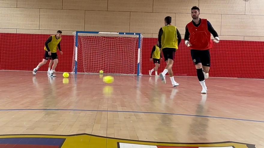 El Barça prepara  el choque en la pista del líder, Movistar Inter