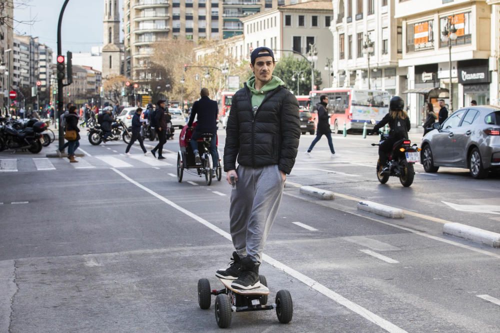 El 'boom' del patinete en València