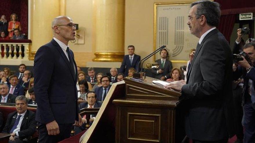 Hernando a Romeva tras jurar el cargo en el Senado: &quot;Que se joda&quot;