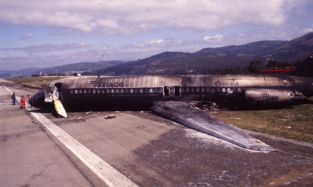 Accidente del avión de Aviaco en el aeropuerto de Vigo