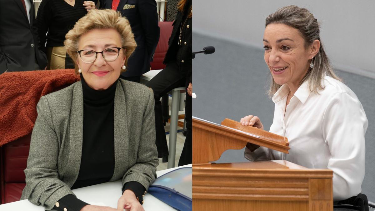 Maruja Pelegrín y Sonia Ruiz vuelven a ser diputadas en la Asamblea Regional.